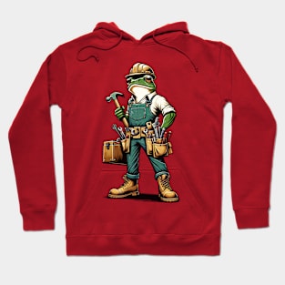 Builder frog Hoodie